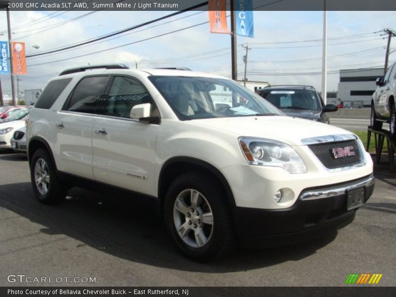 Summit White / Light Titanium 2008 GMC Acadia SLT AWD