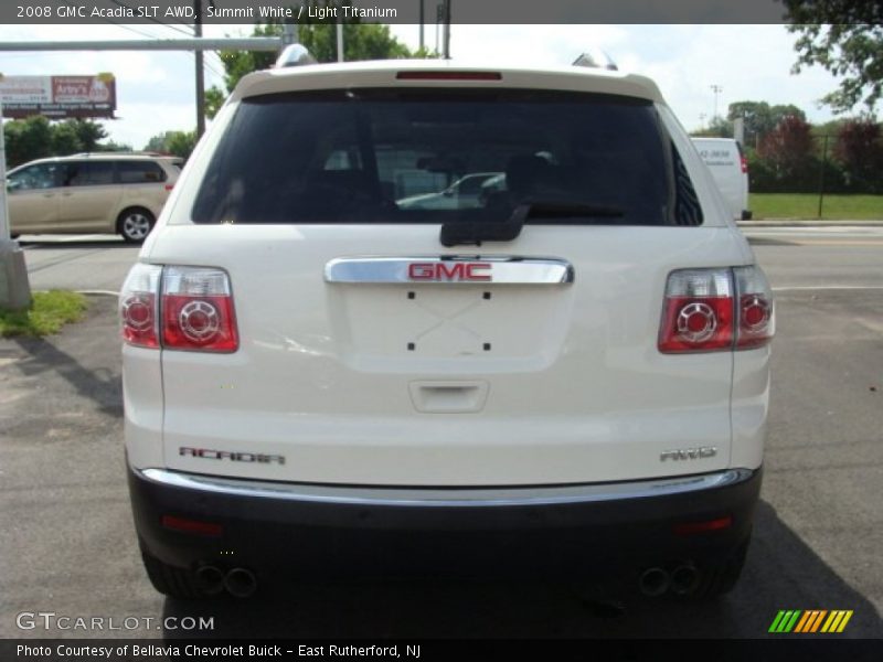 Summit White / Light Titanium 2008 GMC Acadia SLT AWD