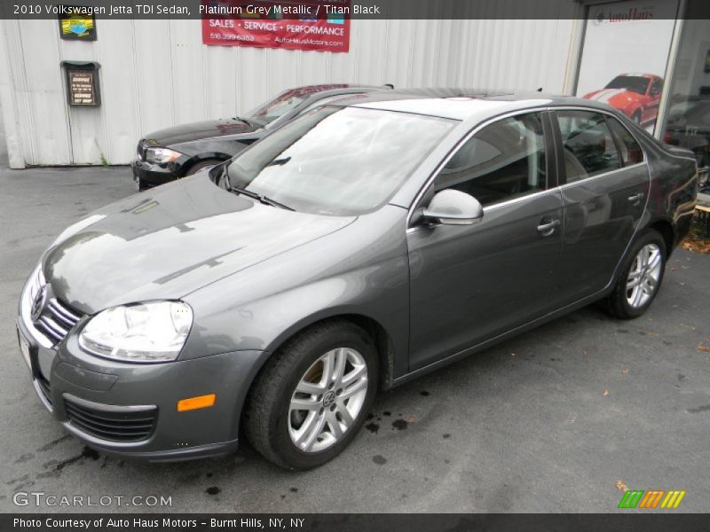 Platinum Grey Metallic / Titan Black 2010 Volkswagen Jetta TDI Sedan