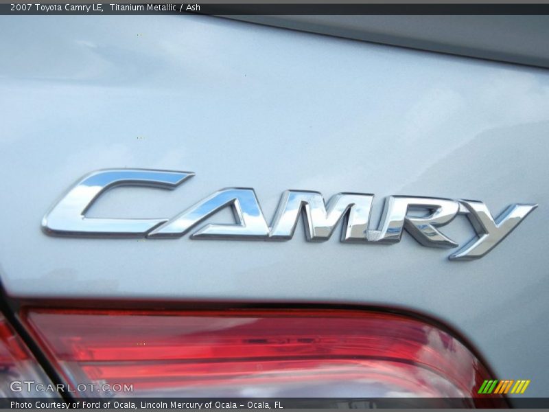 Titanium Metallic / Ash 2007 Toyota Camry LE