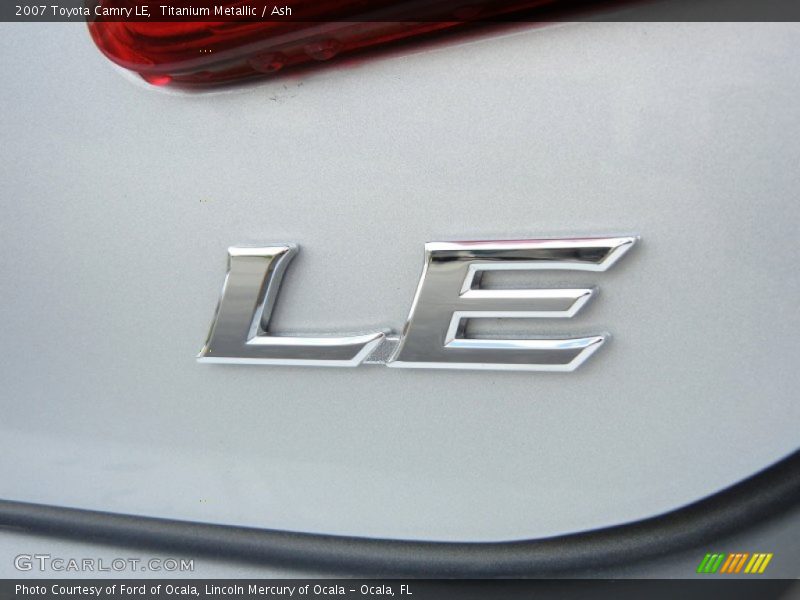 Titanium Metallic / Ash 2007 Toyota Camry LE