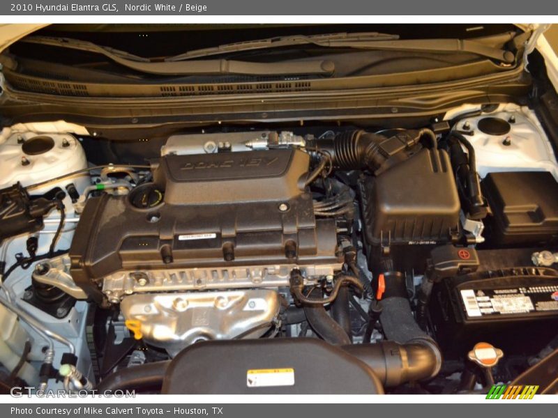 Nordic White / Beige 2010 Hyundai Elantra GLS