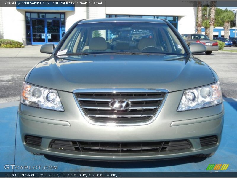Natural Khaki Green / Camel 2009 Hyundai Sonata GLS