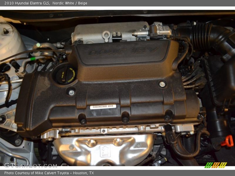 Nordic White / Beige 2010 Hyundai Elantra GLS