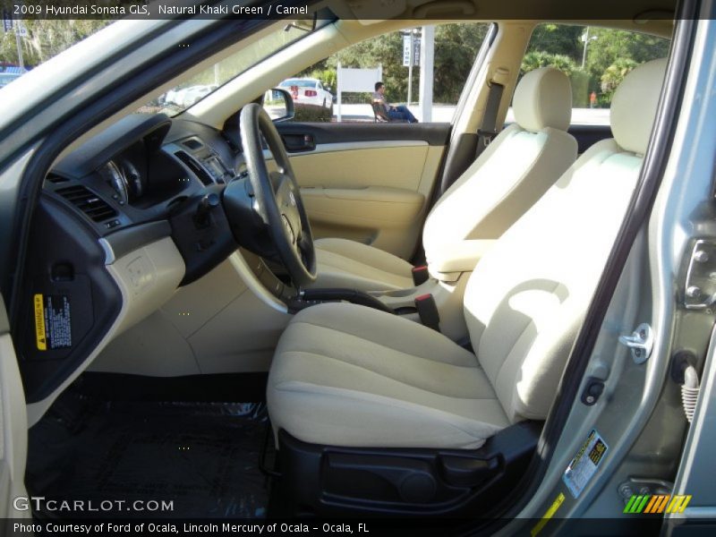 Natural Khaki Green / Camel 2009 Hyundai Sonata GLS