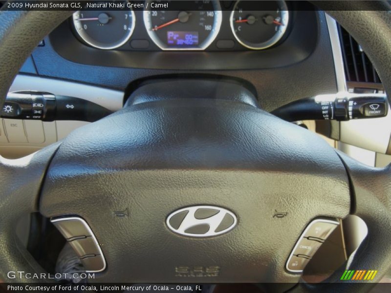 Natural Khaki Green / Camel 2009 Hyundai Sonata GLS