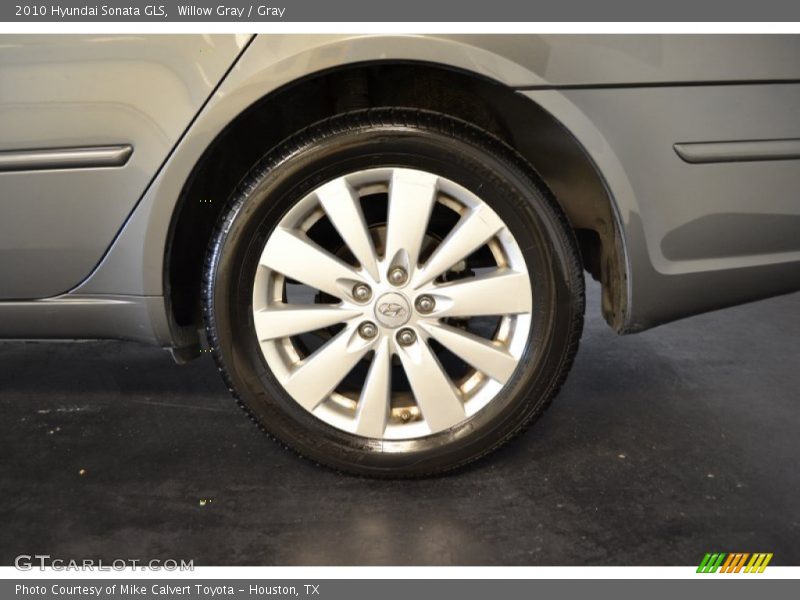 Willow Gray / Gray 2010 Hyundai Sonata GLS