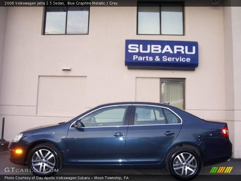 Blue Graphite Metallic / Grey 2006 Volkswagen Jetta 2.5 Sedan