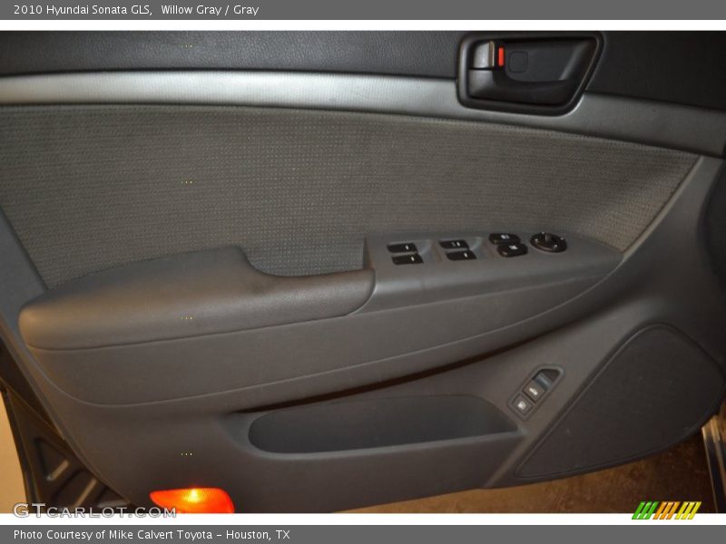 Willow Gray / Gray 2010 Hyundai Sonata GLS