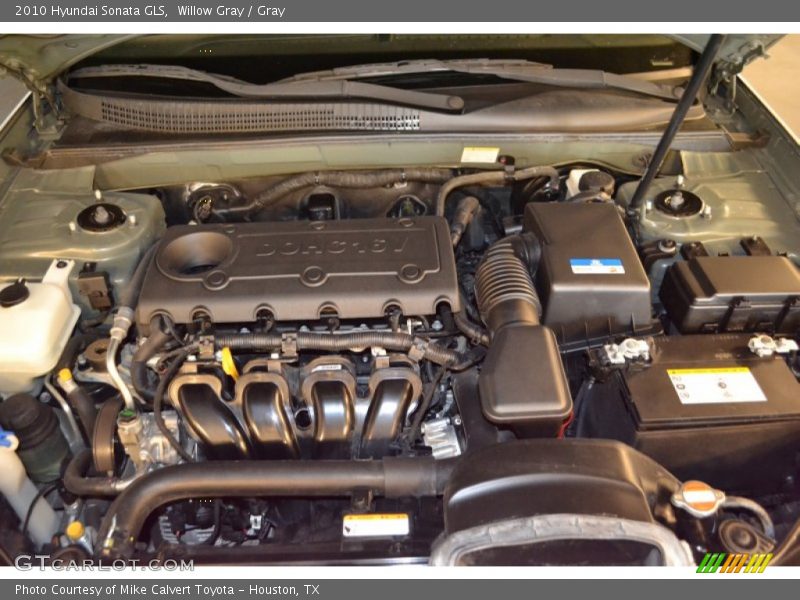 Willow Gray / Gray 2010 Hyundai Sonata GLS