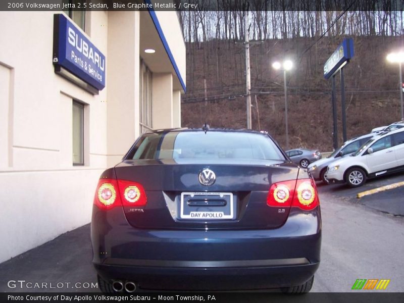 Blue Graphite Metallic / Grey 2006 Volkswagen Jetta 2.5 Sedan