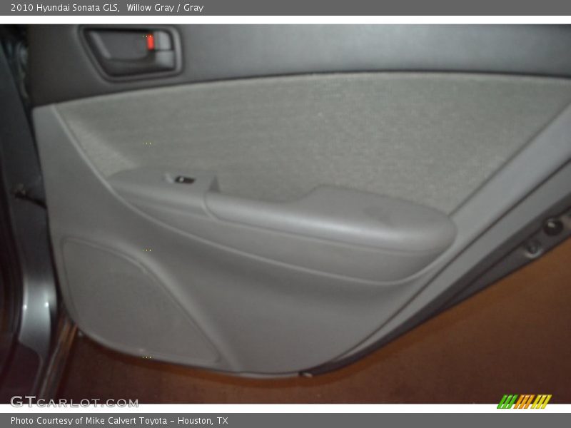 Willow Gray / Gray 2010 Hyundai Sonata GLS
