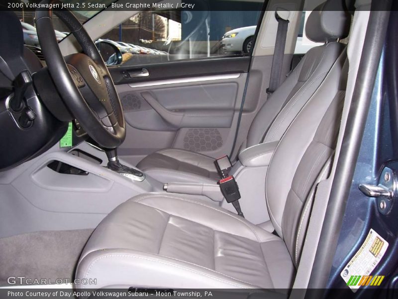 Blue Graphite Metallic / Grey 2006 Volkswagen Jetta 2.5 Sedan
