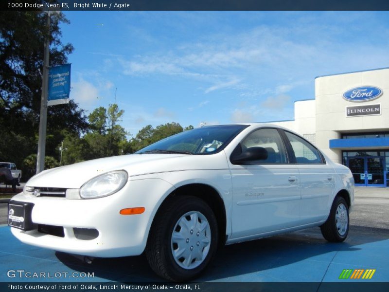 Bright White / Agate 2000 Dodge Neon ES