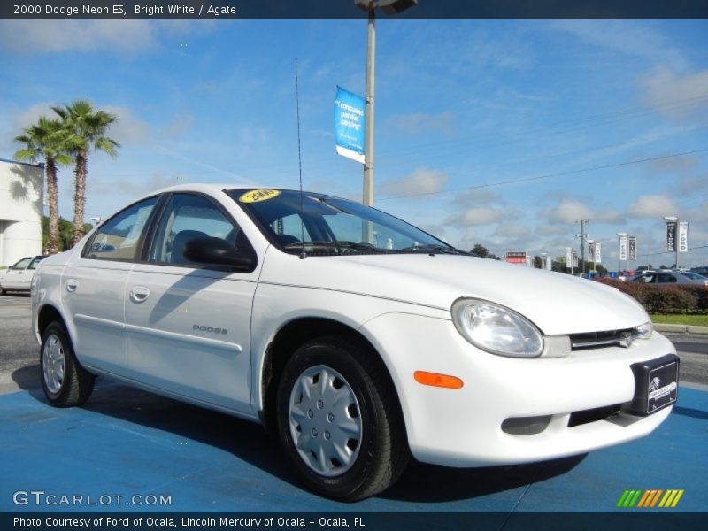 Bright White / Agate 2000 Dodge Neon ES
