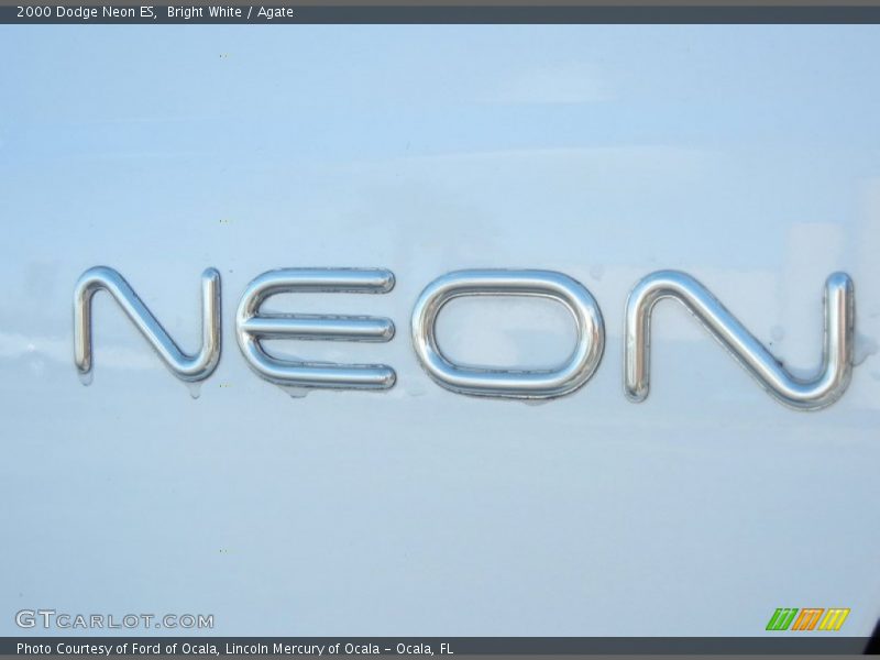Bright White / Agate 2000 Dodge Neon ES