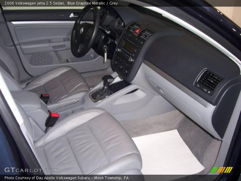 Blue Graphite Metallic / Grey 2006 Volkswagen Jetta 2.5 Sedan