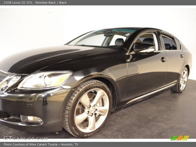 Obsidian Black / Black 2008 Lexus GS 350