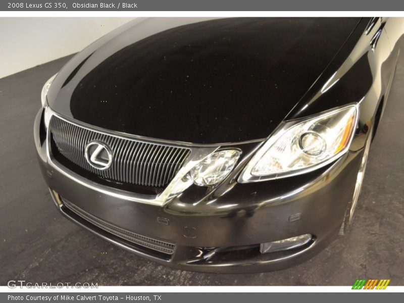 Obsidian Black / Black 2008 Lexus GS 350