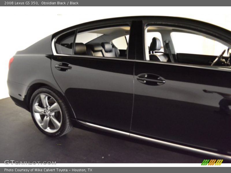 Obsidian Black / Black 2008 Lexus GS 350