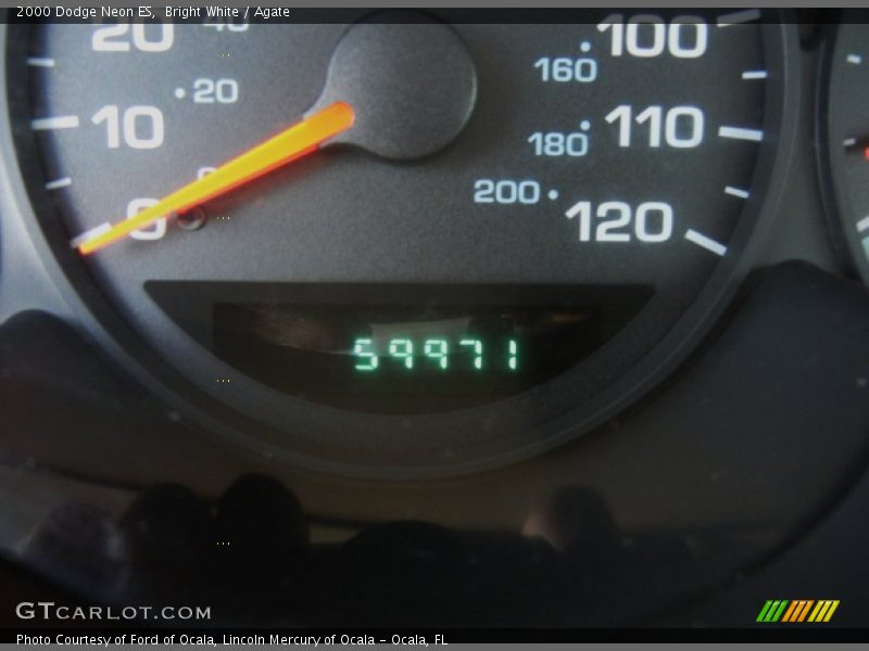 Bright White / Agate 2000 Dodge Neon ES