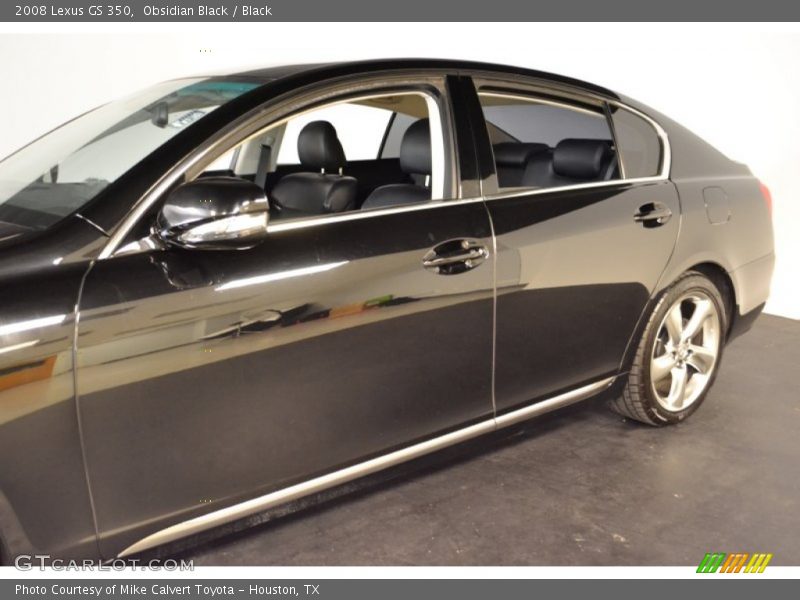 Obsidian Black / Black 2008 Lexus GS 350
