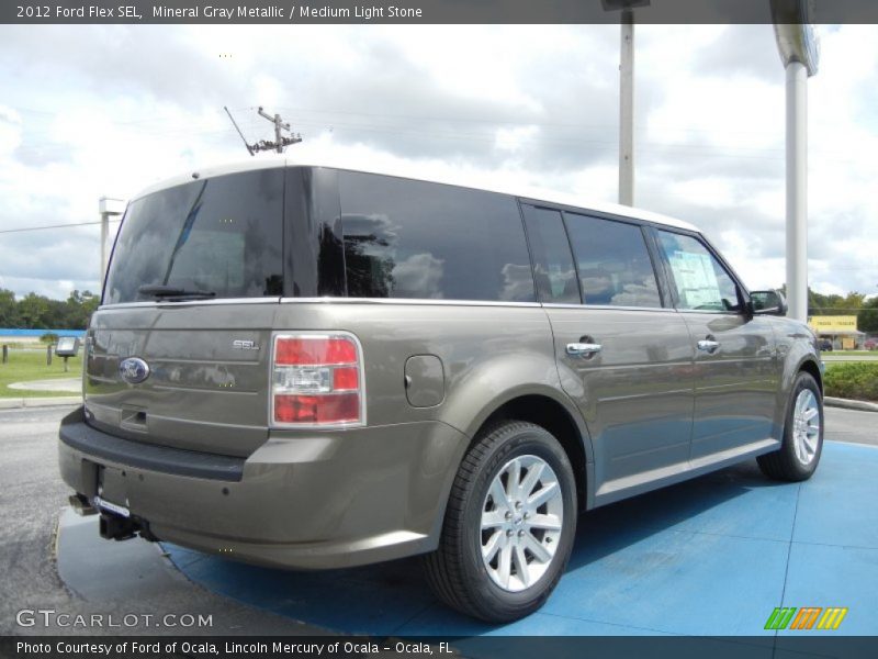 Mineral Gray Metallic / Medium Light Stone 2012 Ford Flex SEL