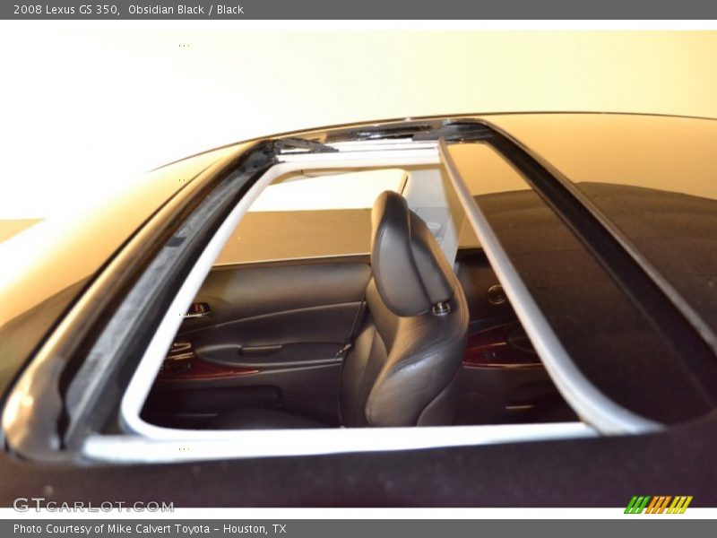 Obsidian Black / Black 2008 Lexus GS 350