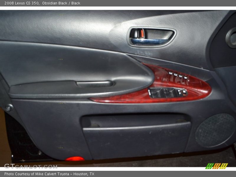 Obsidian Black / Black 2008 Lexus GS 350