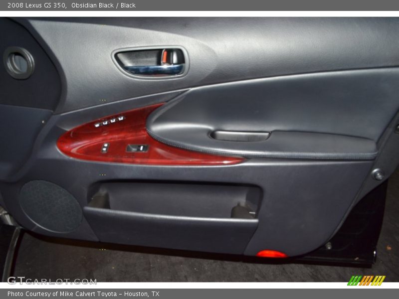 Obsidian Black / Black 2008 Lexus GS 350