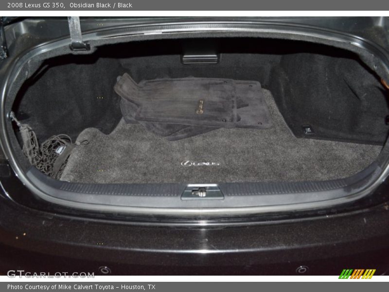 Obsidian Black / Black 2008 Lexus GS 350