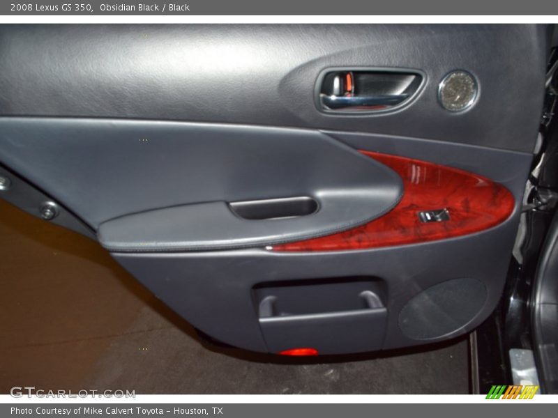 Obsidian Black / Black 2008 Lexus GS 350