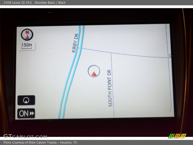 Obsidian Black / Black 2008 Lexus GS 350