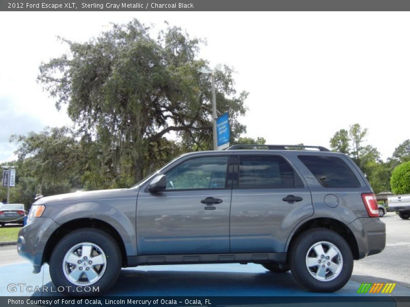 Sterling Gray Metallic / Charcoal Black 2012 Ford Escape XLT