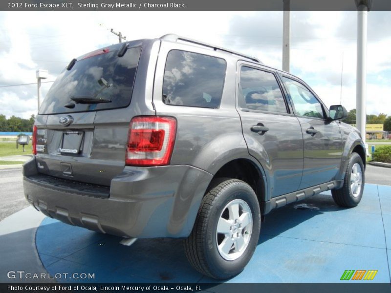 Sterling Gray Metallic / Charcoal Black 2012 Ford Escape XLT
