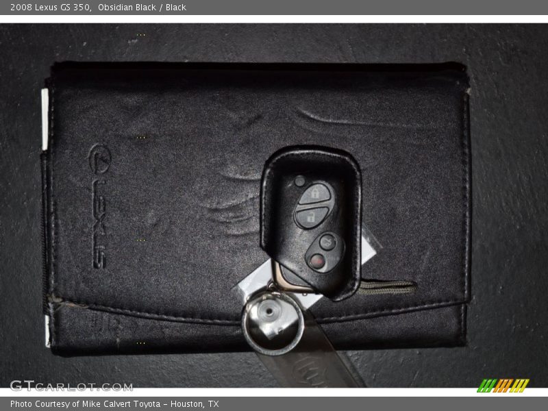 Obsidian Black / Black 2008 Lexus GS 350