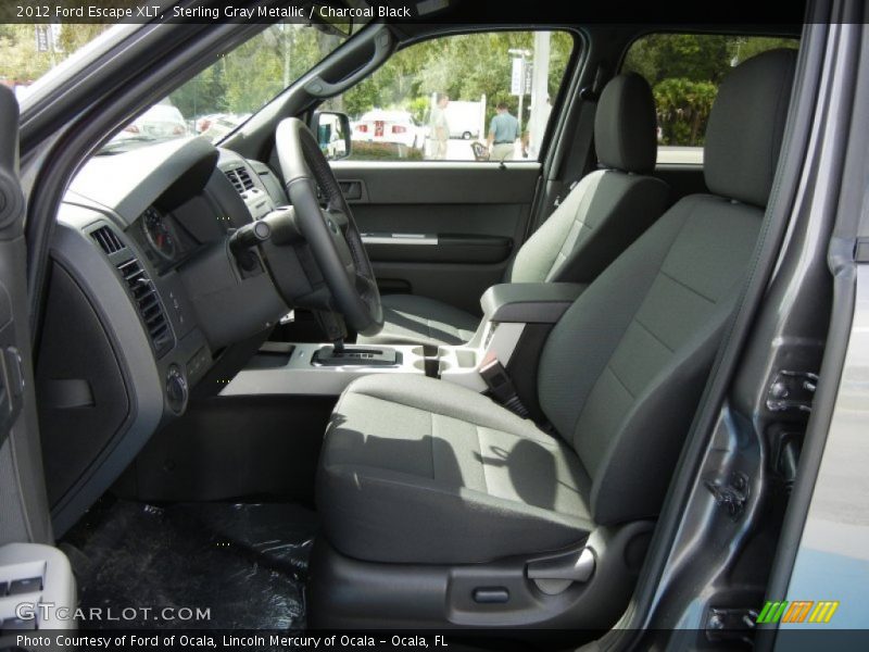 Sterling Gray Metallic / Charcoal Black 2012 Ford Escape XLT