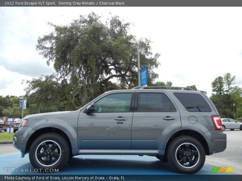 Sterling Gray Metallic / Charcoal Black 2012 Ford Escape XLT Sport