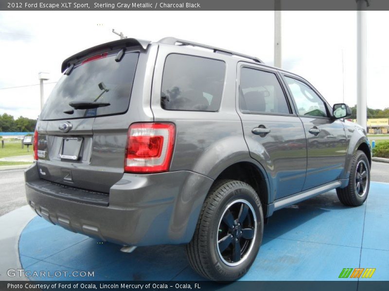 Sterling Gray Metallic / Charcoal Black 2012 Ford Escape XLT Sport