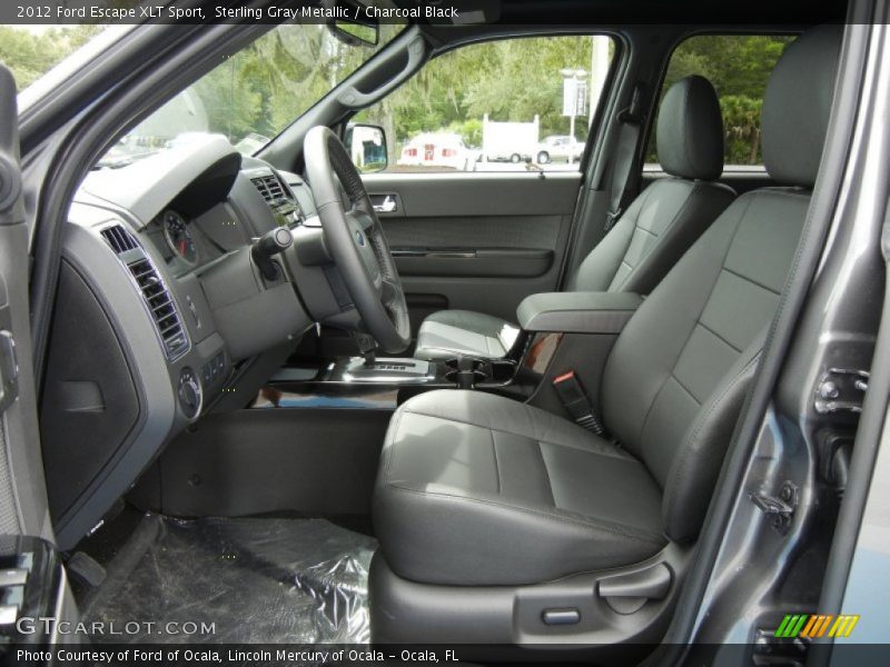 Sterling Gray Metallic / Charcoal Black 2012 Ford Escape XLT Sport