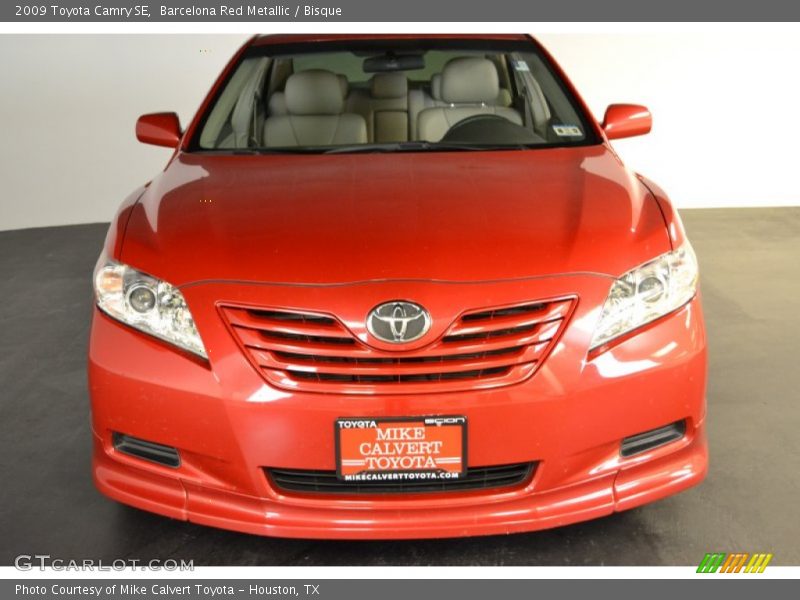 Barcelona Red Metallic / Bisque 2009 Toyota Camry SE