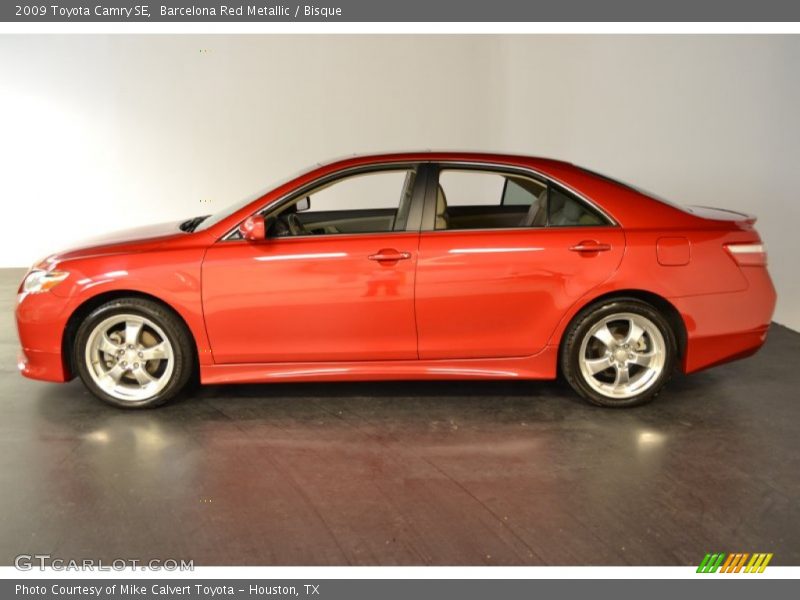Barcelona Red Metallic / Bisque 2009 Toyota Camry SE