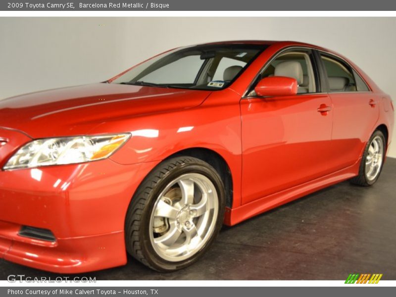 Barcelona Red Metallic / Bisque 2009 Toyota Camry SE