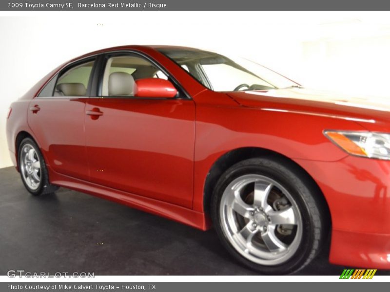 Barcelona Red Metallic / Bisque 2009 Toyota Camry SE