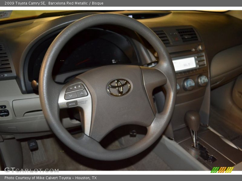 Barcelona Red Metallic / Bisque 2009 Toyota Camry SE