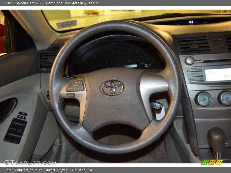 Barcelona Red Metallic / Bisque 2009 Toyota Camry SE