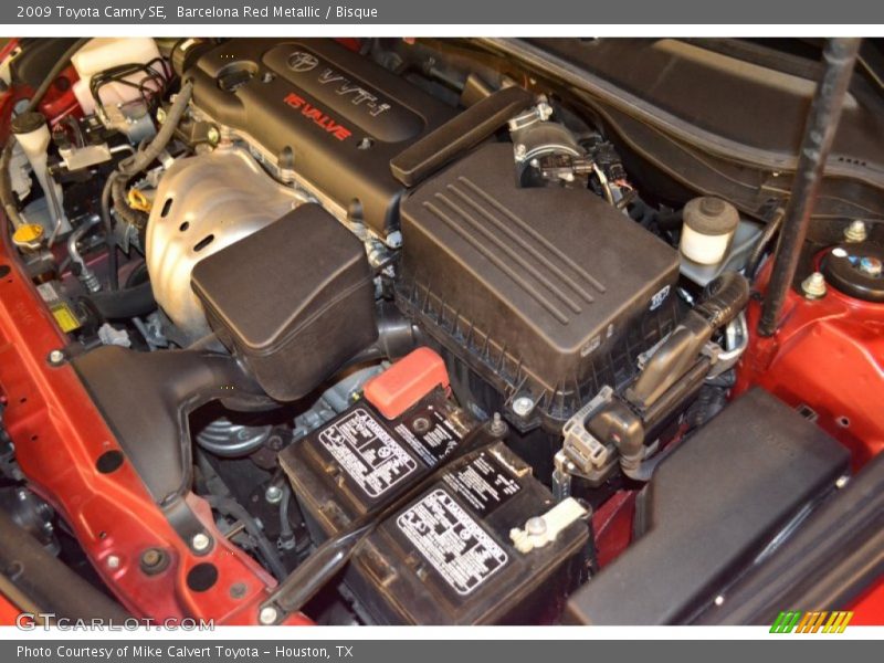 Barcelona Red Metallic / Bisque 2009 Toyota Camry SE