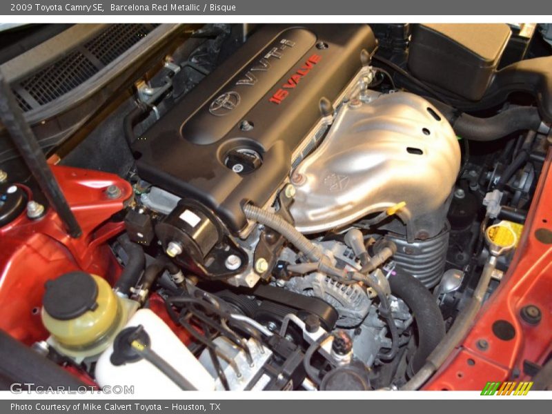 Barcelona Red Metallic / Bisque 2009 Toyota Camry SE