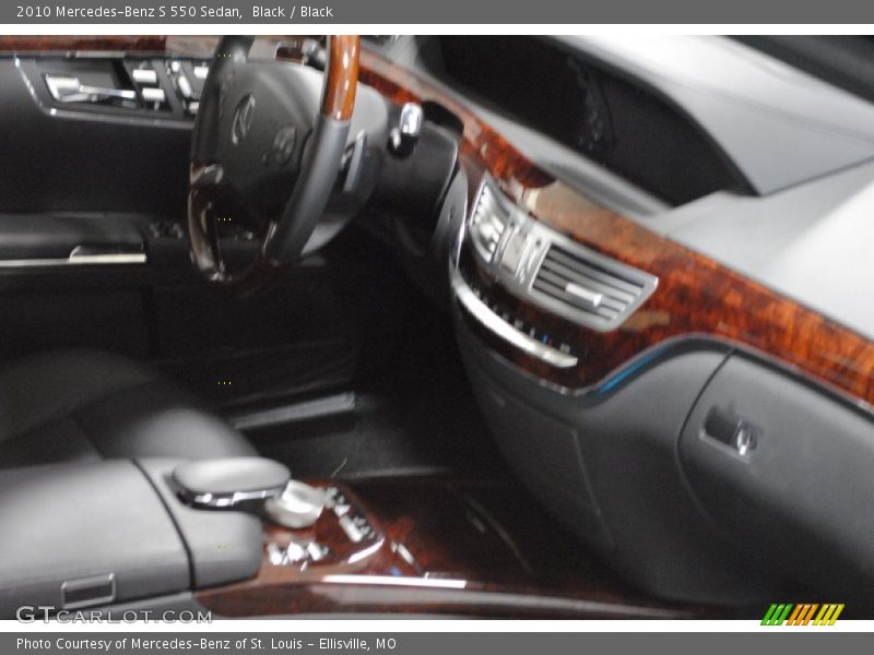 Black / Black 2010 Mercedes-Benz S 550 Sedan
