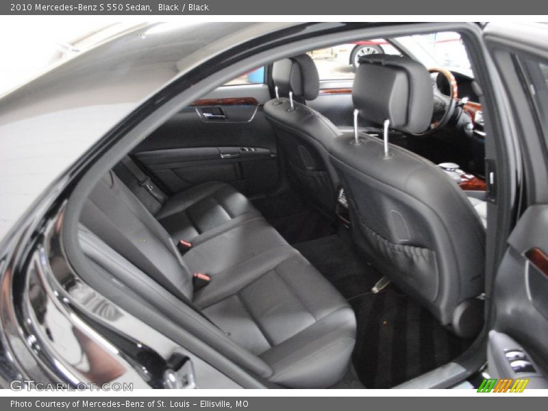 Black / Black 2010 Mercedes-Benz S 550 Sedan